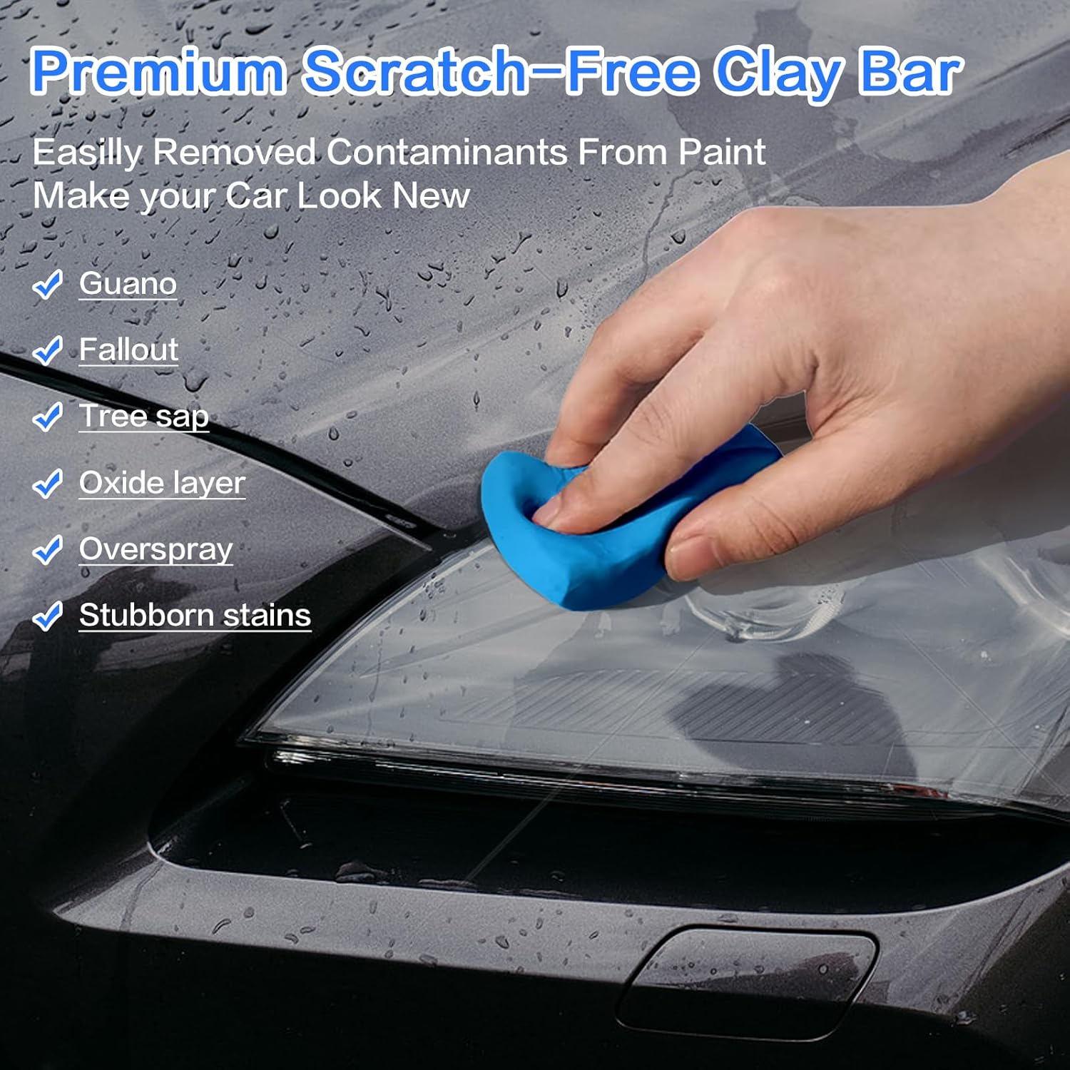 1-3Pcs Clay Bar รายละเอียด Aut - Clay Bar Lubricant บทวิจารณ์และราคา