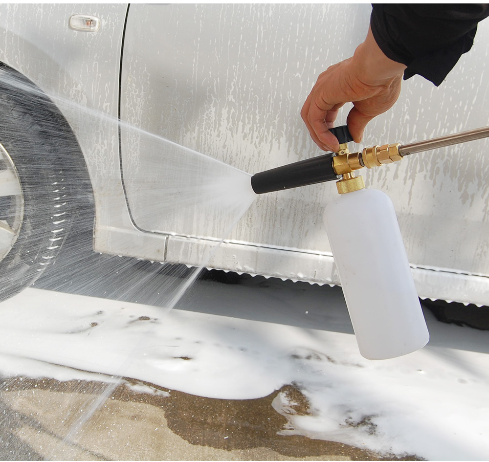 ปืนฉีดน้ำแรงดันสูง+ชุดปืนฉีดโฟ - Pressure Washer Foam Gun บทวิจารณ์และราคา