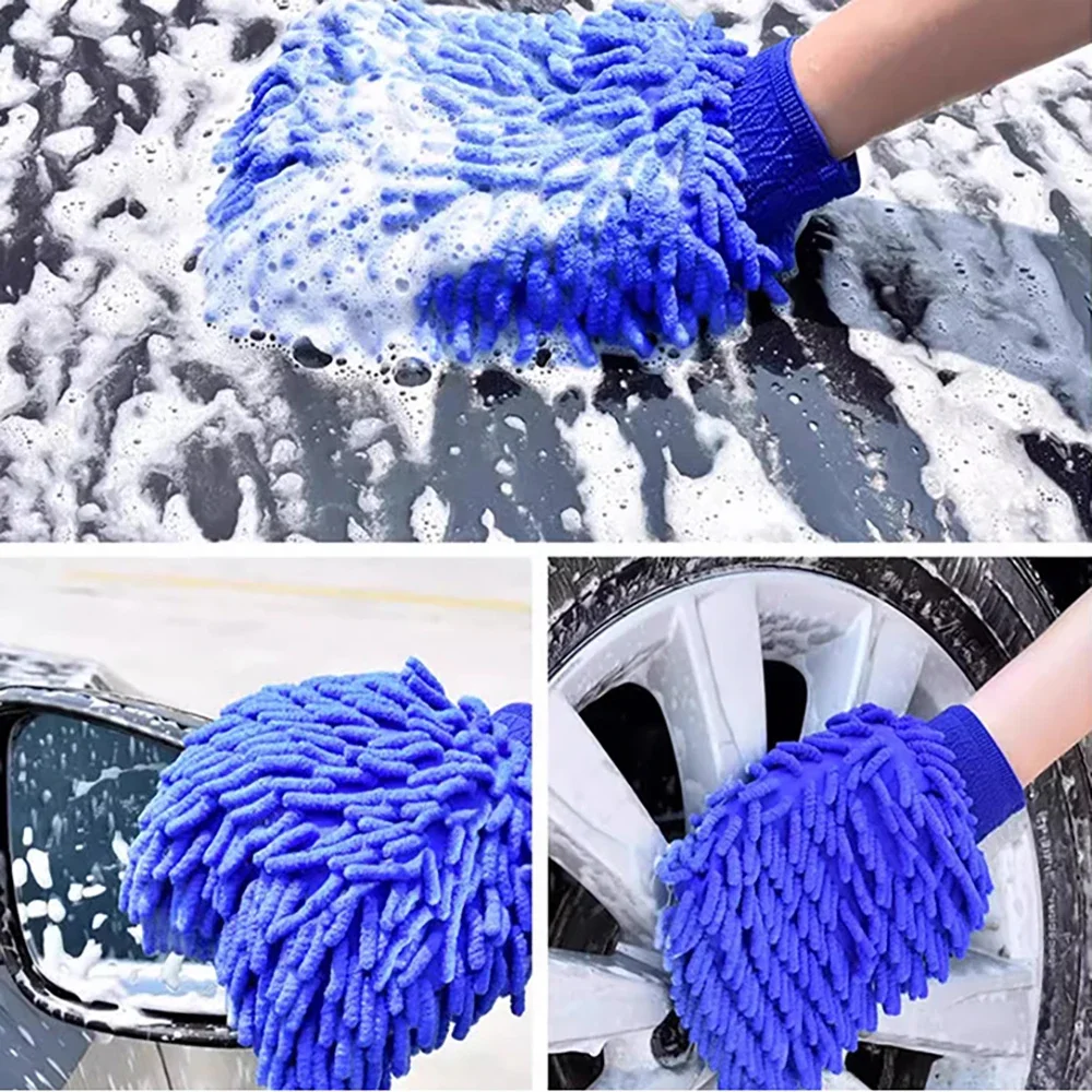 ถุงมือล้างรถ 1/2 ชิ้น ถุงมือใย - Detailing Brush Set บทวิจารณ์และราคา