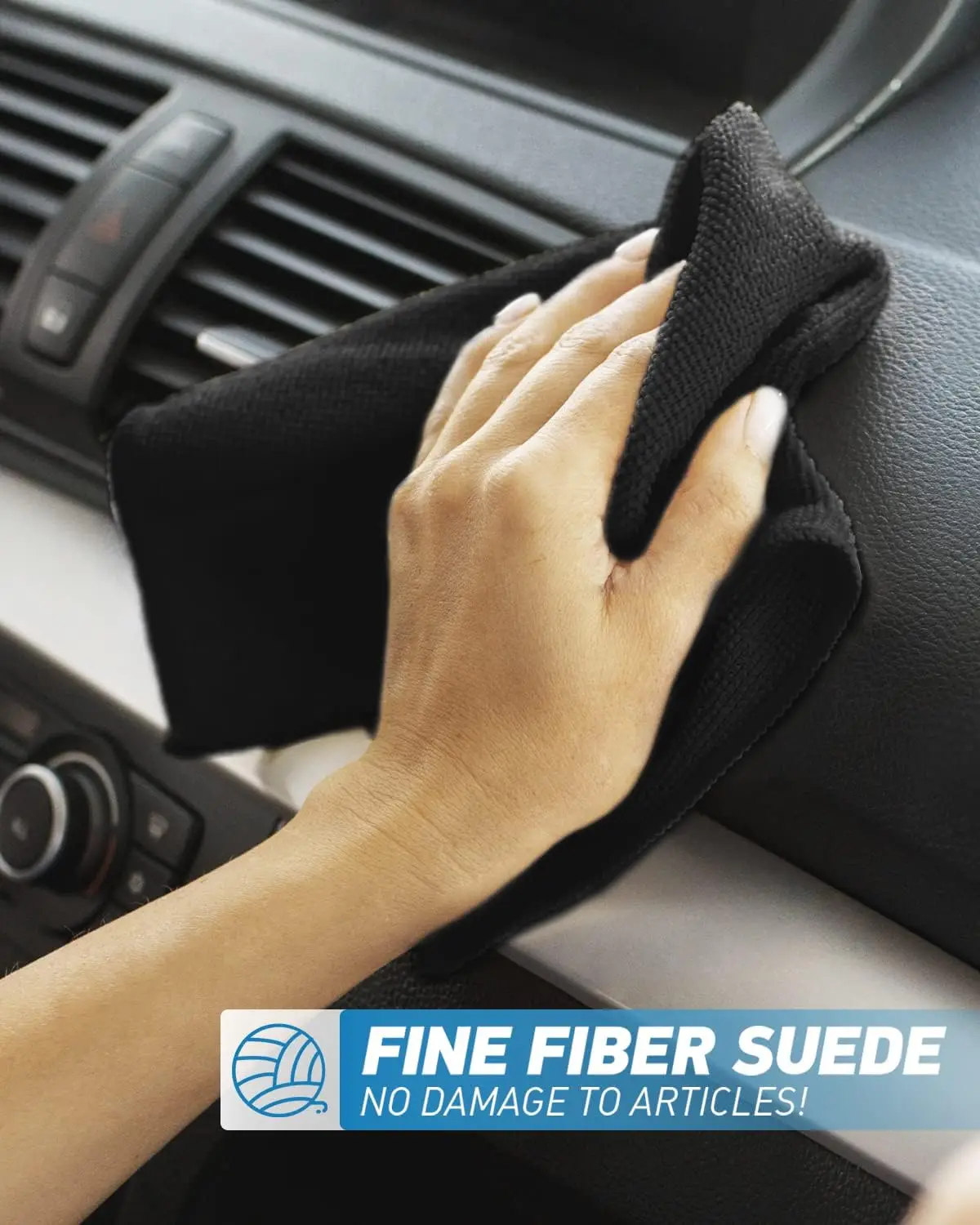 ผ้าทำความสะอาดไมโครไฟเบอร์ ผ้า - Microfiber Towel Detailing บทวิจารณ์และราคา
